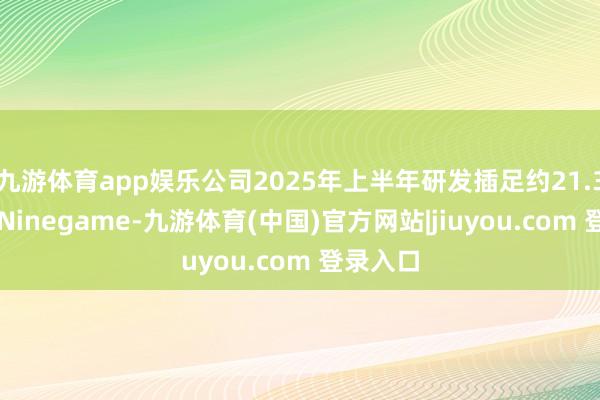九游体育app娱乐公司2025年上半年研发插足约21.35亿元-Ninegame-九游体育(中国)官方网站|jiuyou.com 登录入口
